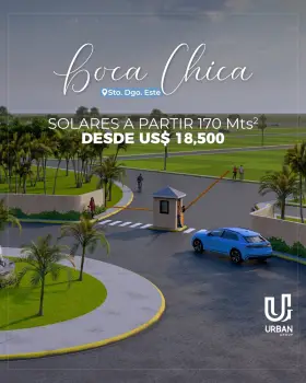 Solares desde 170 m2 en boca chica