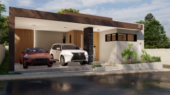 Casa en venta en proyecto cerrado en carretera pontezuela en tamboril