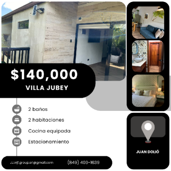 Apartamento en villa jubey
