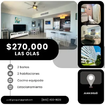 Apartamento amueblado en las olas juan dolió