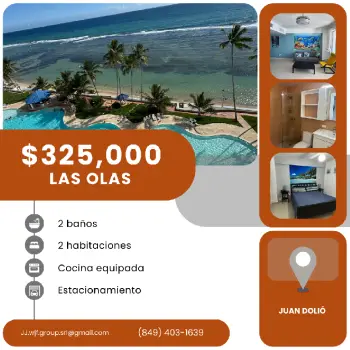 Acogedor apartamento amueblado en las olas