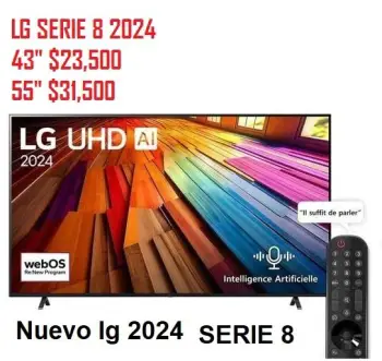Tv lg 2024 ut8000 serie 8 control mÁgico nueva