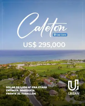 Solar de 1020 m en cap cana