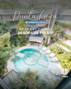 Apartamentos de 1 y 2 habitaciones en cap cana