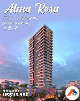 Apartamentos en alma rosa