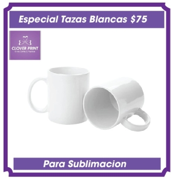 Tazas blancas y de colores para personalizar /precio por mayor