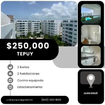 Apartamento de dos habitaciones en tepuy