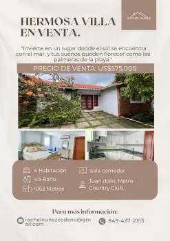 Villa de 4 habitaciones en venta en juan dolió.
