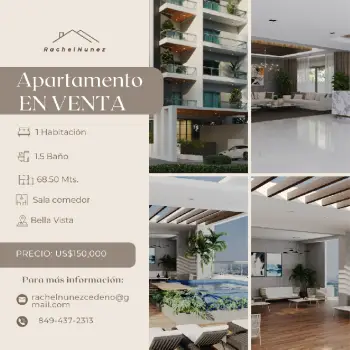 Apartamento en venta en bella vista.