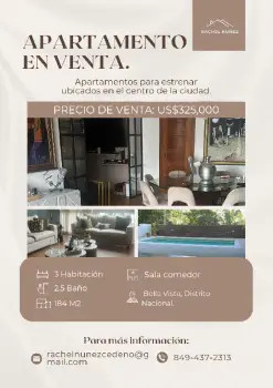 Apartamento en venta en bella vista.