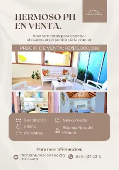 Apartamento en venta en buenos aires del mirador.