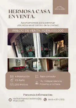 Apartamento en venta en la av. independencia.