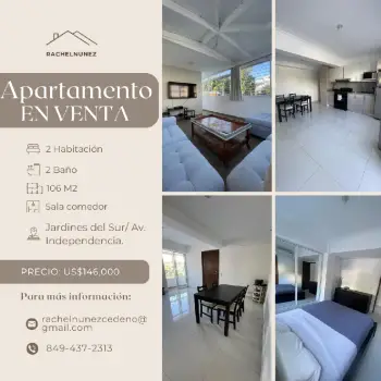 Apartamento en venta en la av. independencia.