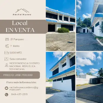Local en venta en la av. independencia.