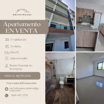 Apartamento en venta en la av. ecologica.