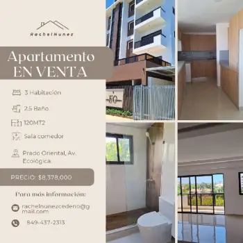 Apartamento en venta en la ave ecológica.