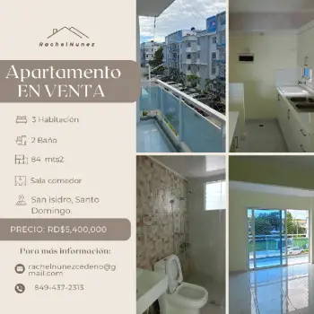 Apartamento en venta en las cayenas san isidro.