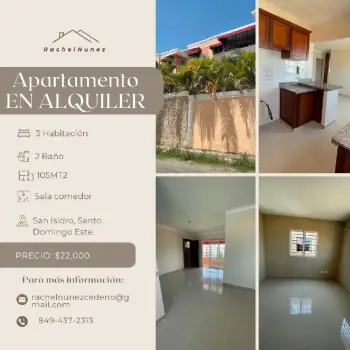 Alquiler de inmueble en san isidro.