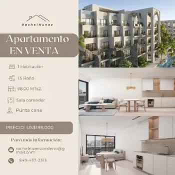 Apartamento en venta en punta cana.