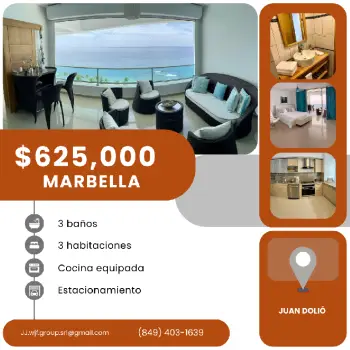 Elegante y majestuoso apartamento amueblado en marbella