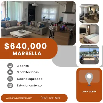 Amplio apartamento en marbella amueblado