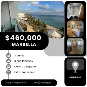Apartamento amueblado frente a la playa en marbella juan dolió