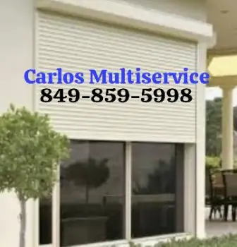Puertas flotantes puertas comerciales shutters mamparas 849-815-6873.