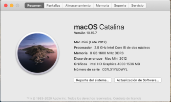 Mac mini late 2012  monitor hp p22 g4 - listo para trabajar