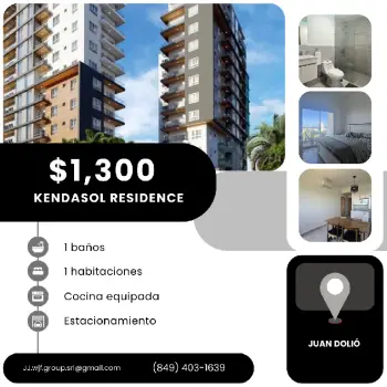 Alquilo apartamento amueblado en kenddasol residences