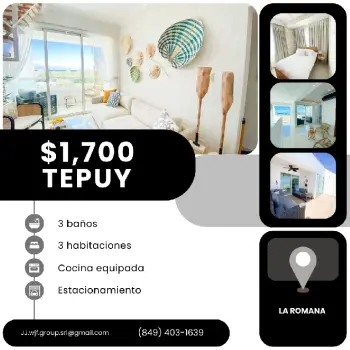 Alquilo apartamento amueblado en tepuy- juan dolió