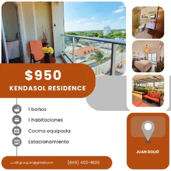 Alquilo apartamento en kenddasol residences