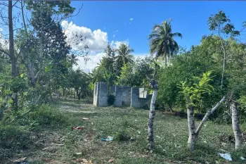 Oferta vendo solar con mejora 300 metros en villa mella