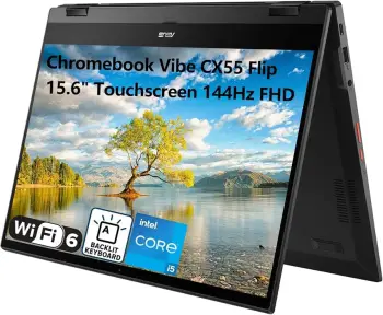 Laptop asus chromebook vibe cx55 i5 11th new 19500