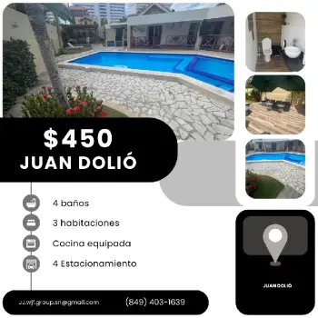 Alquilo villa en juan dolió