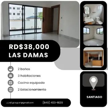Alquilo este apartamento en las damas santiago