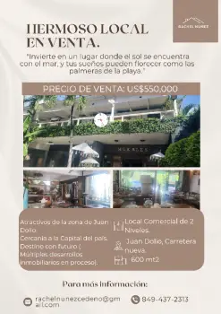 En venta  excelente local comercial con ubicación estratégica en juan