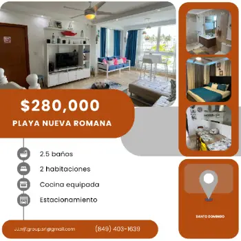 Acogedor apartamento ubicado en primera línea de playa en la ensenada