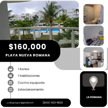 Hermoso apartamento en exclusiva área de nuestros residencial las olas