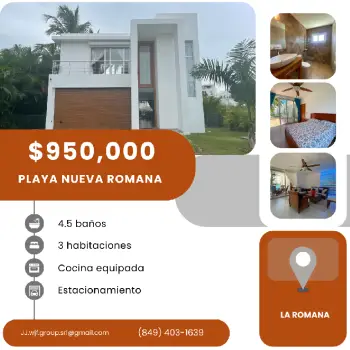 Hermosa y majestuosa villa en el área exclusiva de nuestro residencial
