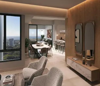 Apartamento en venta en torre moderna de 1 habitación en la esperilla