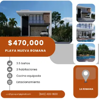 Excelente villa unifamiliar en el área exclusiva de nuestros residenci