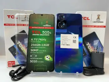Celular tcl 505s 6.75 pg 90hz 256gb 14gb nuevo 6500