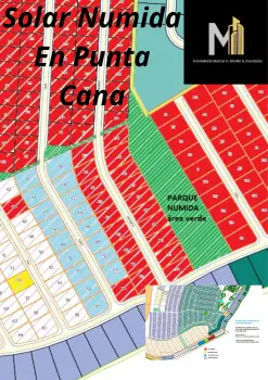 Vendo lotes de terrenos númida en bávaro punta cana vista cana