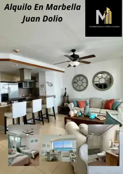 Alquilo elegante y acogedor apartamento en primera línea de playa  jua