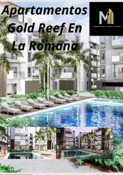 Vendo apartamento gold reef ubicada en playa nueva romana