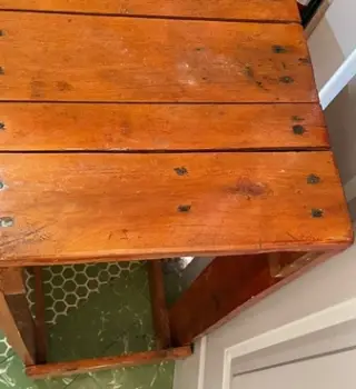 Vendo varios bancos en madera ottoman en tela ver fotos y precios  ven