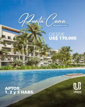 Apartamentos de 1 2 y 3 habitaciones en downtown punta cana