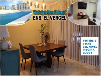 Vendo apto remodelado en torre llobregat el vergel 3 habs. 185 mts.2