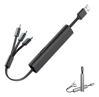 Cable usb c rectractil