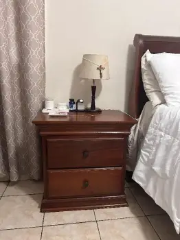Juego de habitación en caoba